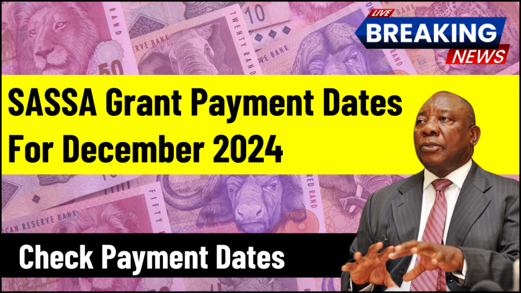 SASSA Grant Payment Dates