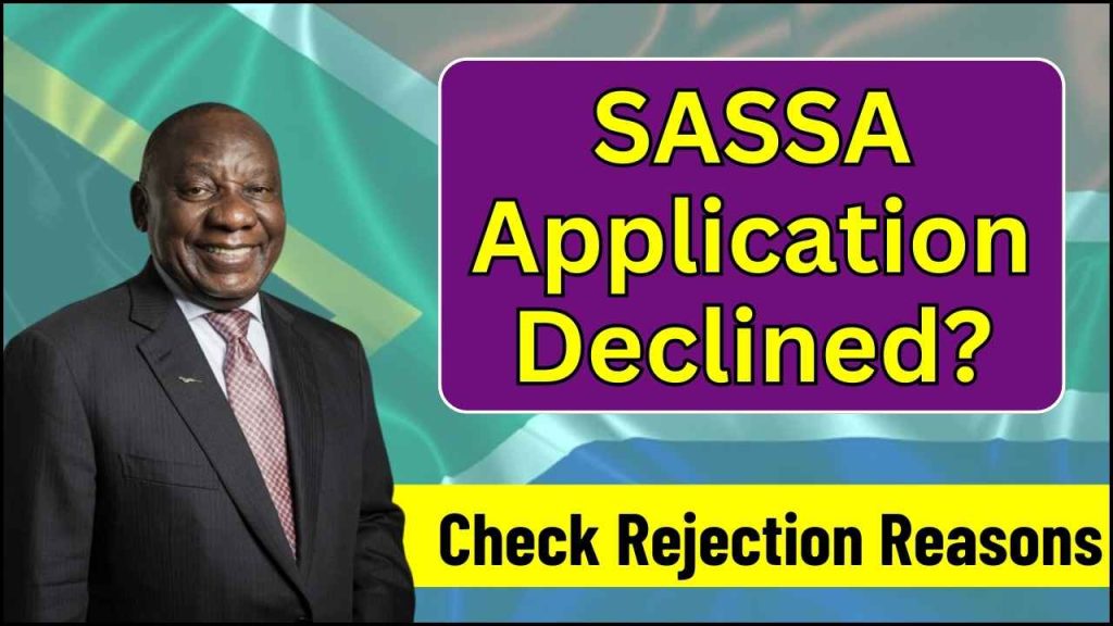 SASSA Application Declined